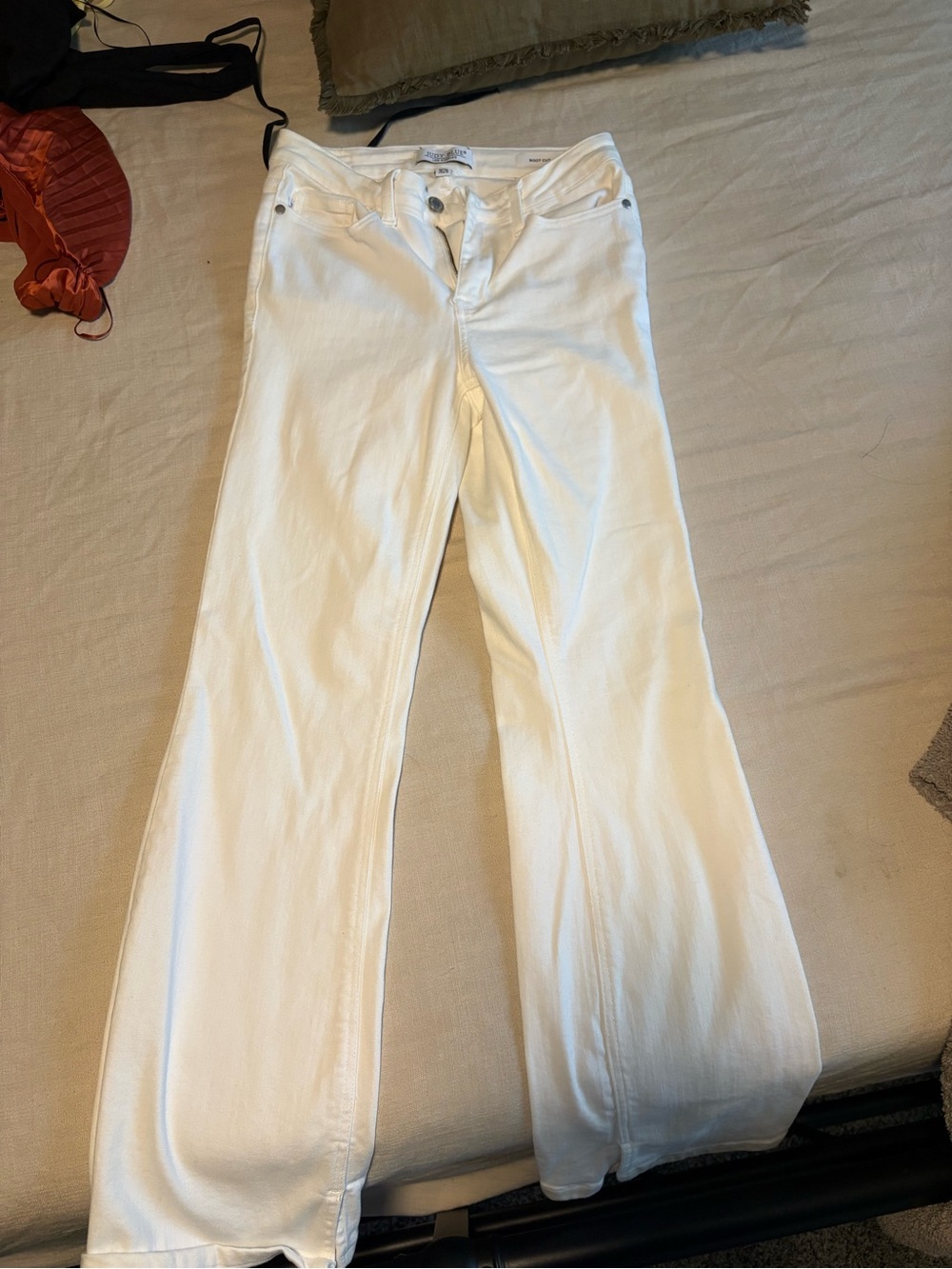 Judy Blue White Boot Cut Jeans